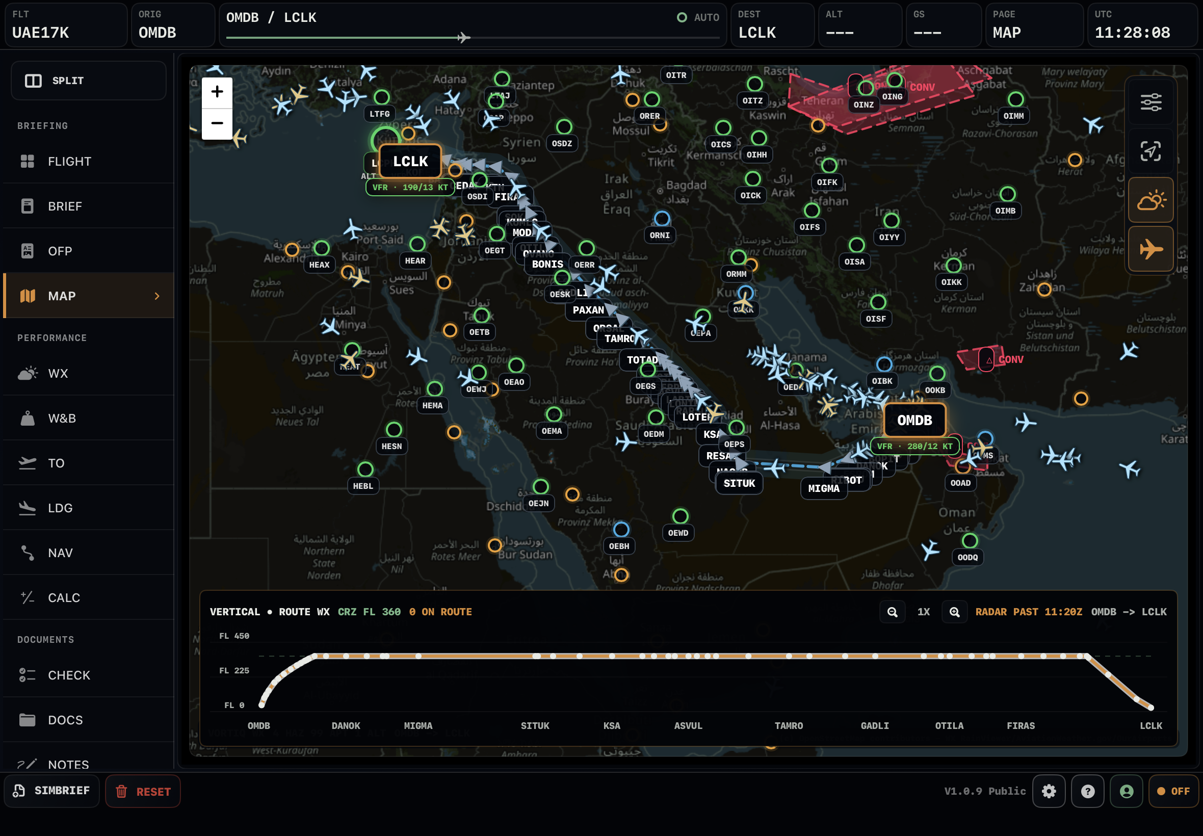 Vortiq EFB vertical profile update preview